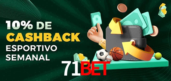 10% de bônus de cashback na 71bet